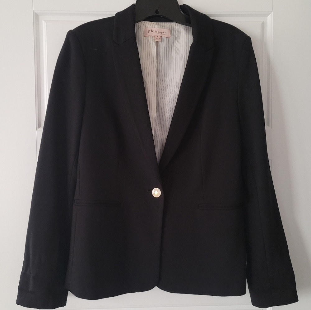 Philosophy black blazer